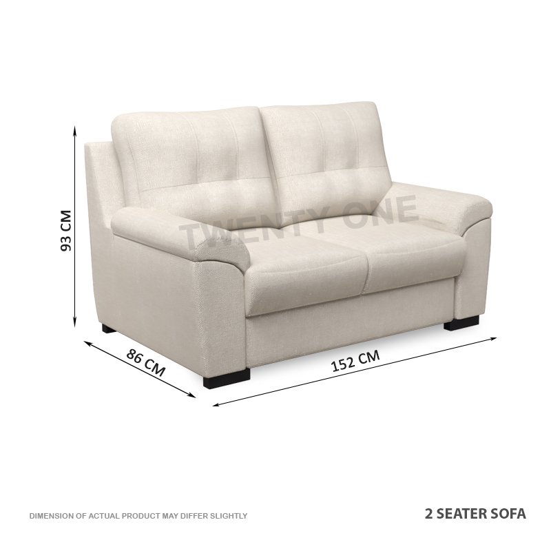 SKH N2136 2 SEATER FABRIC SOFA 3B